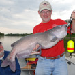 mike with a nice red river channel cat
